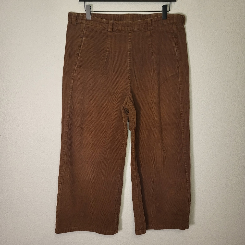 Vintage Browney Standard Wide Leg Corduroy Pants by Yohji Yamamoto size Medium